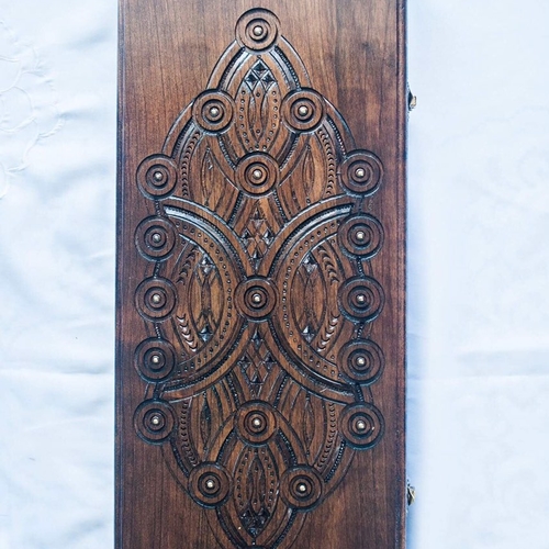 Дерев'яні нарди ручної роботи "Скіф"