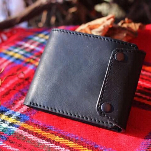 Шкіряний гаманець 9*11