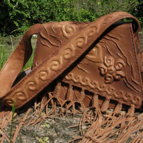 Сумка шкіряна жіноча ручна робота