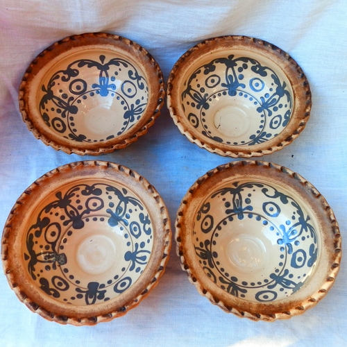 Керамическая тарелка ручной работы для первых блюд