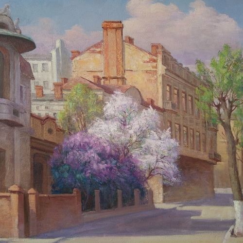 Осадца Зеновій "Вулиця Шопена весною. Івано-Франківськ"