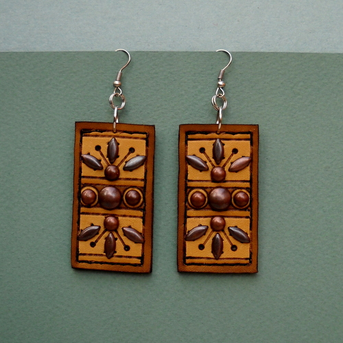 Сережки 2.8*5.2 см