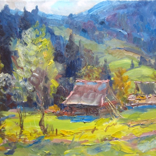 Картина "Весна у Вишкові"